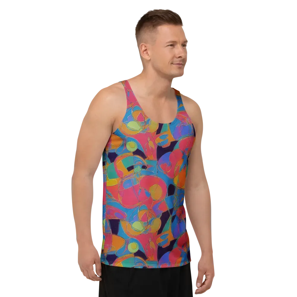 Mosaic Fever on Men's Tank Top — Right Front