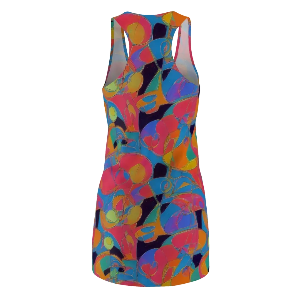 Mosaic Fever on Racerback Dress — Back