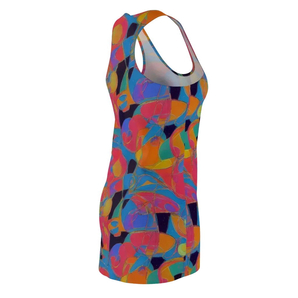 Mosaic Fever on Racerback Dress — Back Side