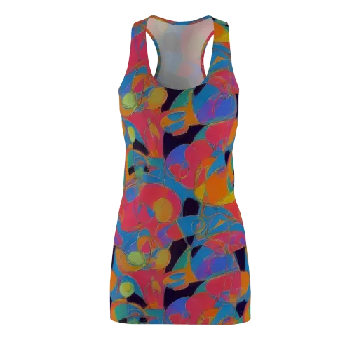 Mosaic Fever on a Racerback Dress