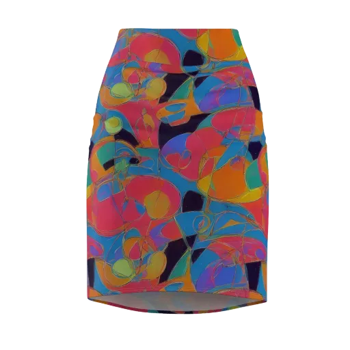 Mosaic Fever on a Pencil Skirt
