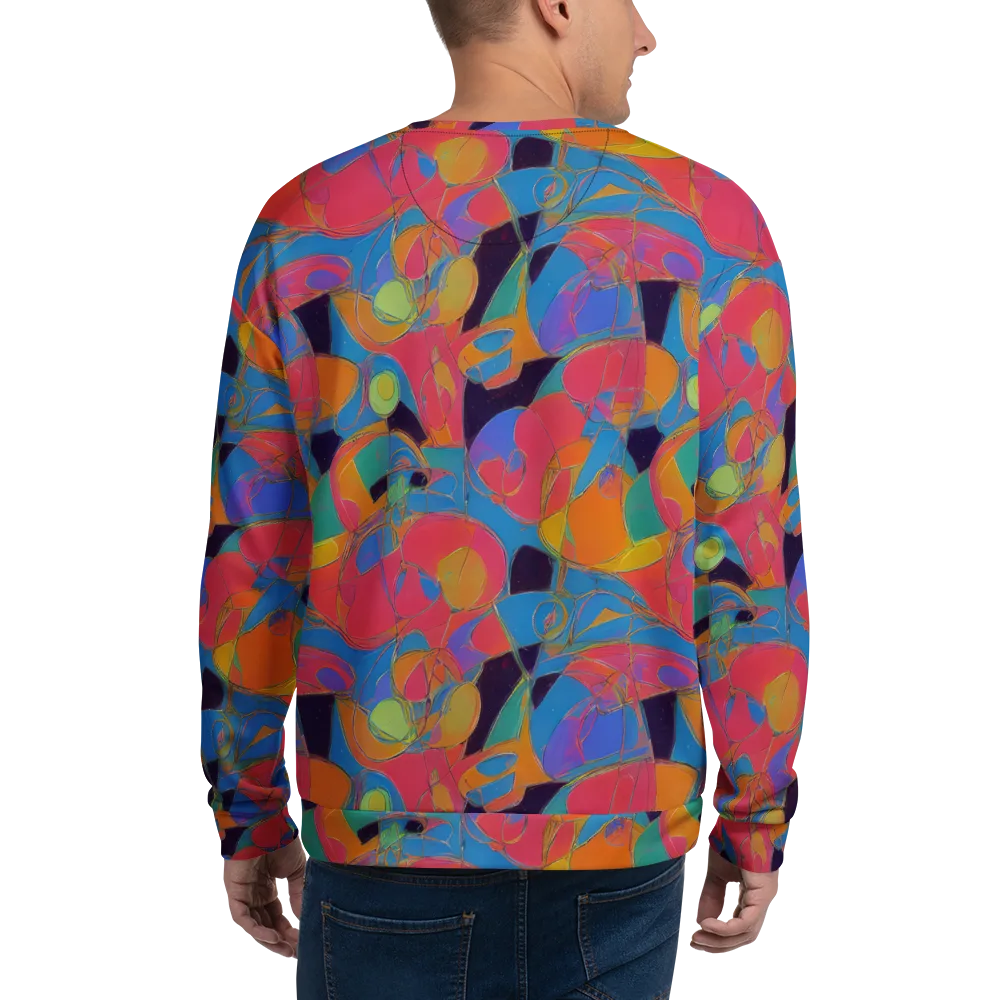 Mosaic Fever on Sweatshirt — Back