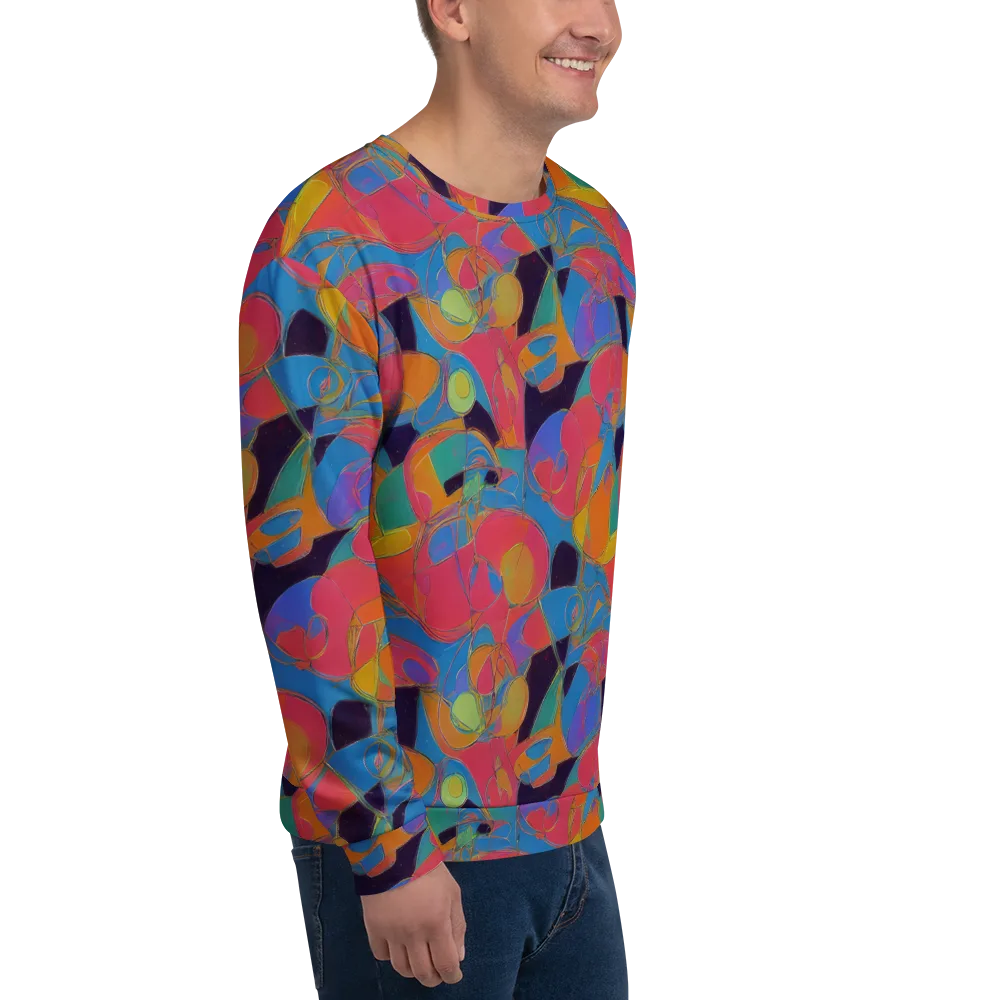 Mosaic Fever on Sweatshirt — Right Front