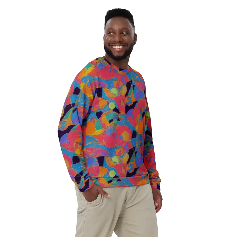 Mosaic Fever on Sweatshirt — Front