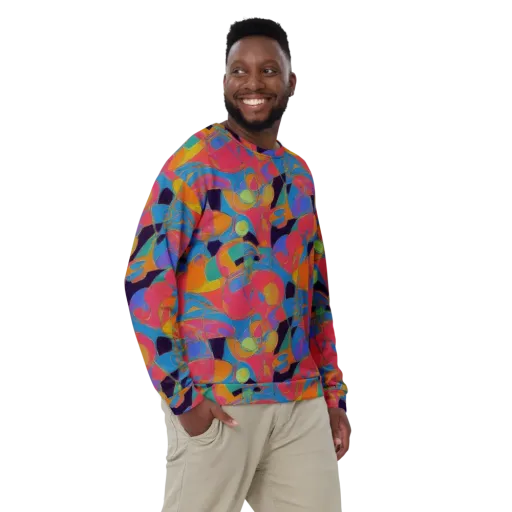 Mosaic Fever on a Sweatshirt