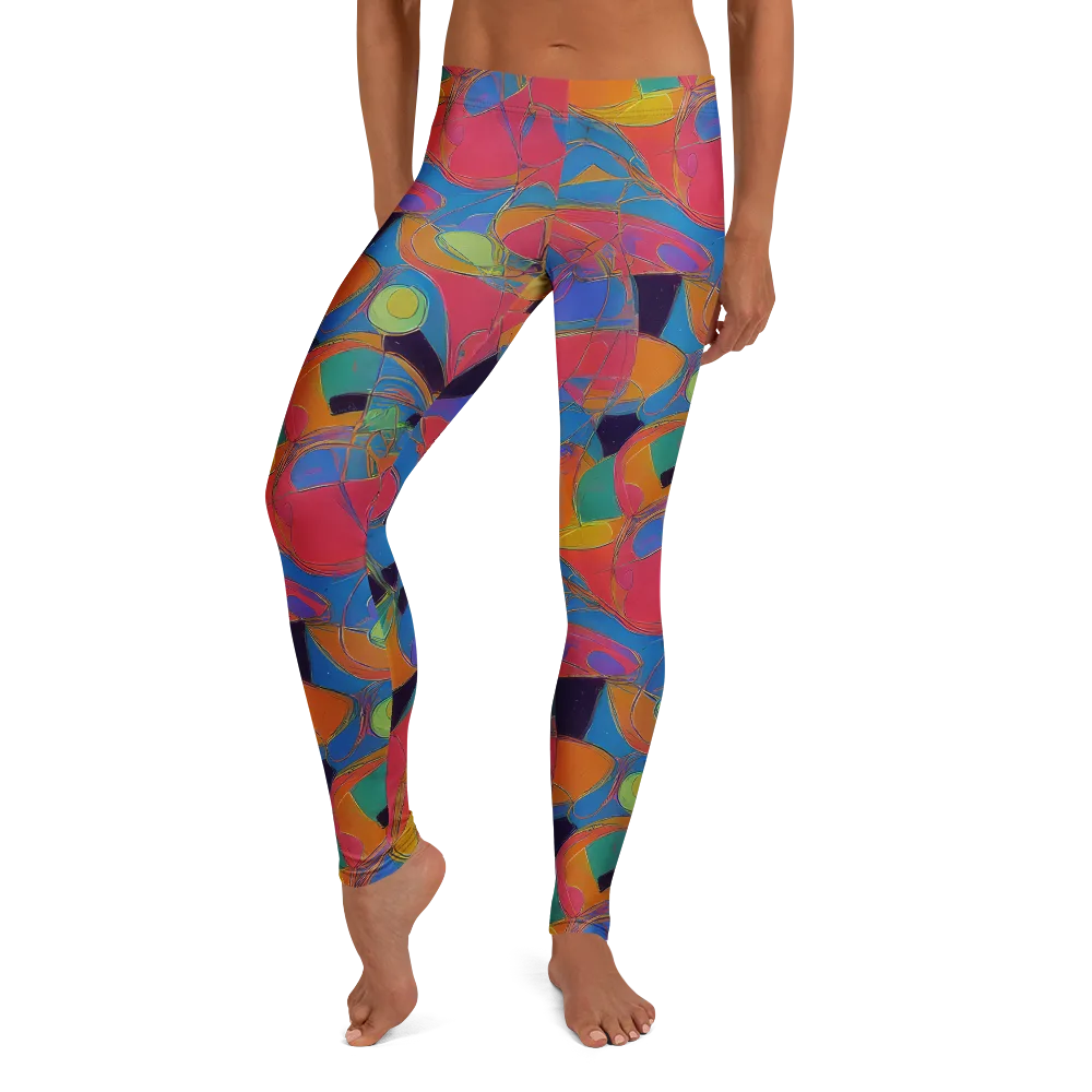 Mosaic Fever on Leggings — Front