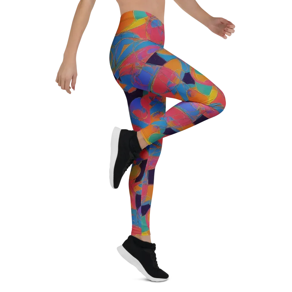 Mosaic Fever on Leggings — Right