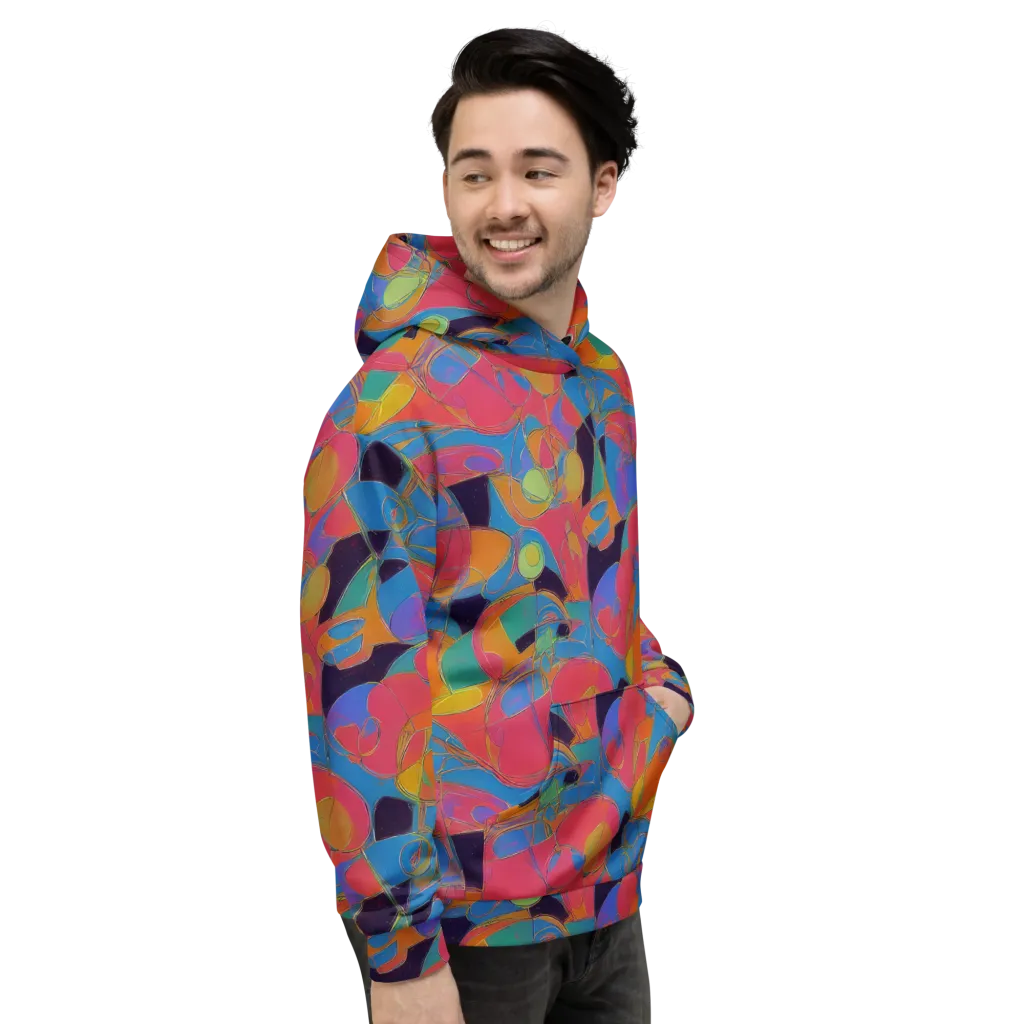 Mosaic Fever on Hoodie — Right
