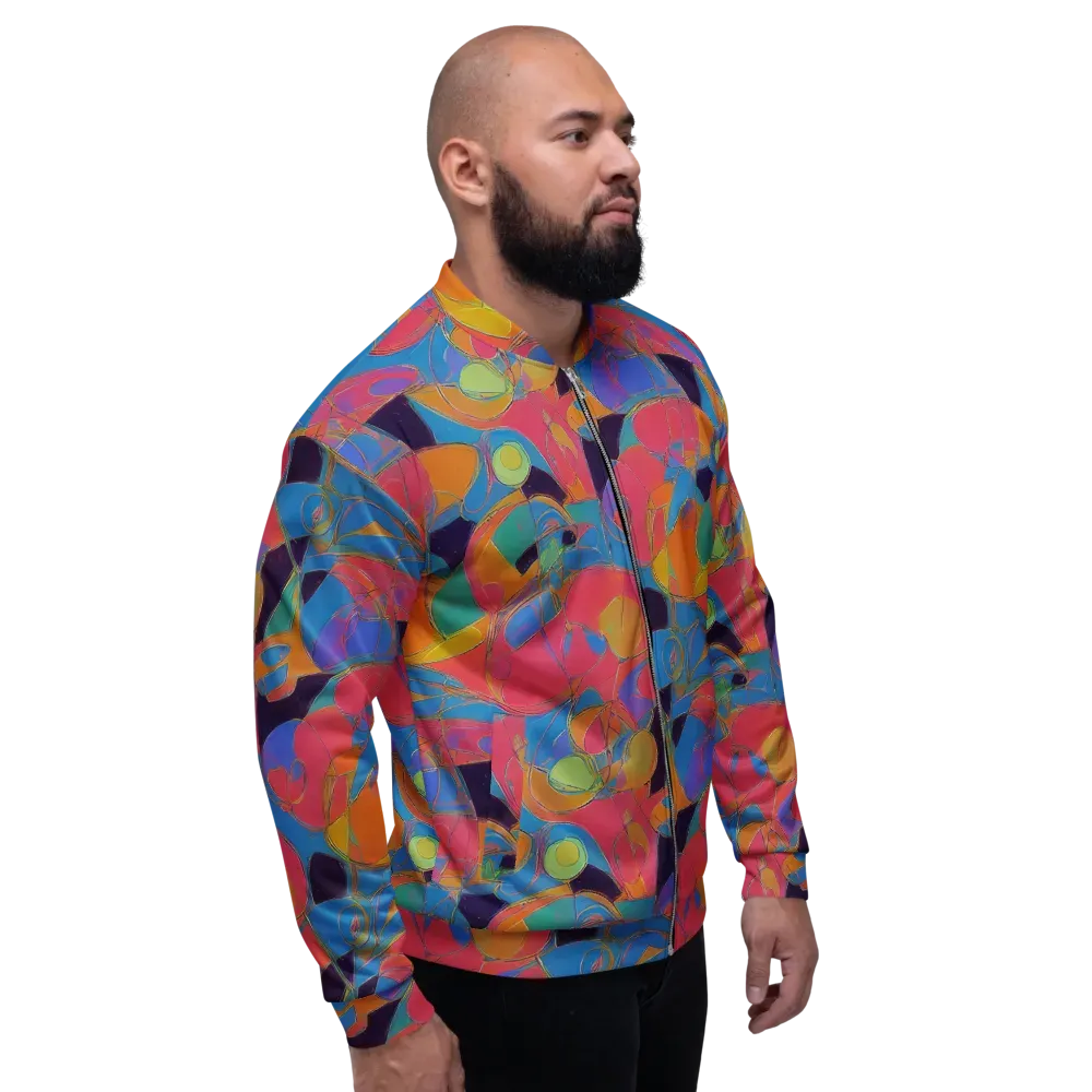 Mosaic Fever on Bomber Jacket — Right