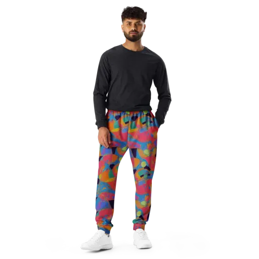 Mosaic Fever on a Men's Joggers