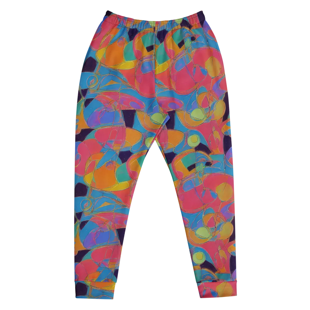 Mosaic Fever on Men's Joggers — Front