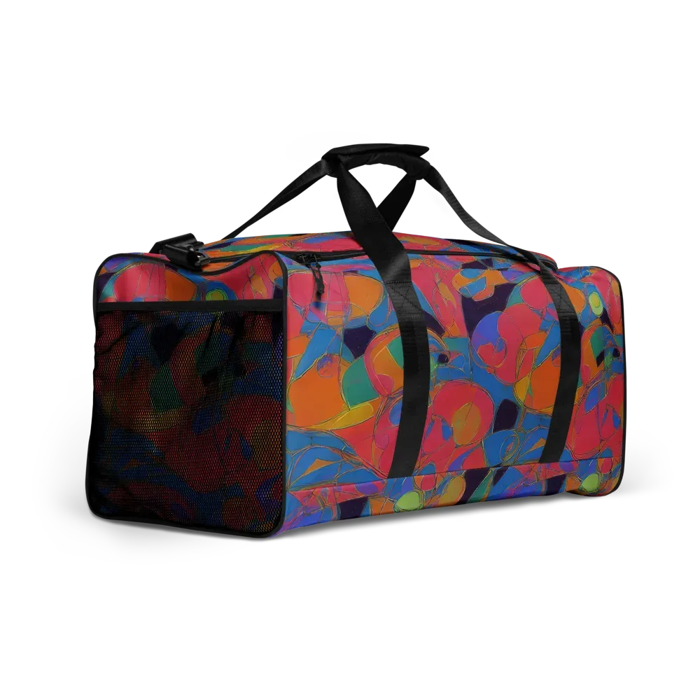 Mosaic Fever on Duffle Bag — Right Front