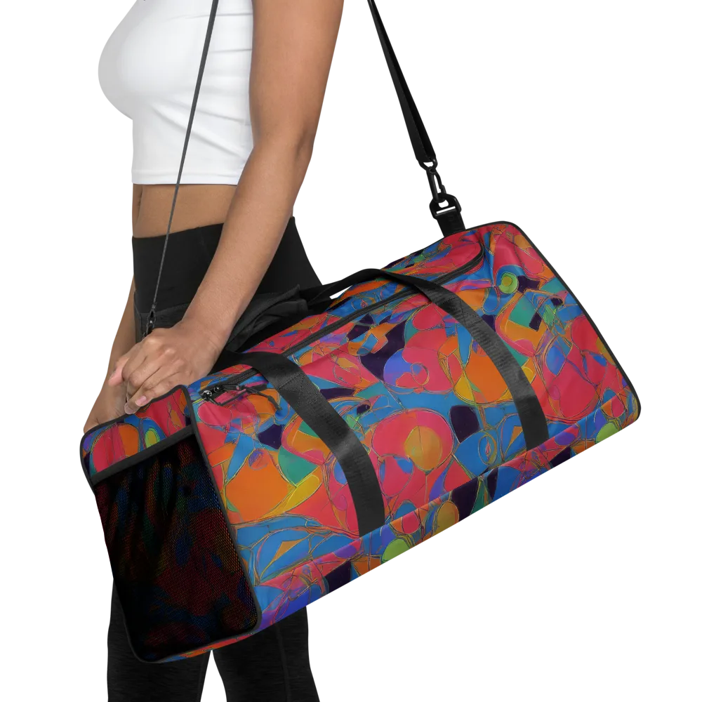 Mosaic Fever on Duffle Bag — Front