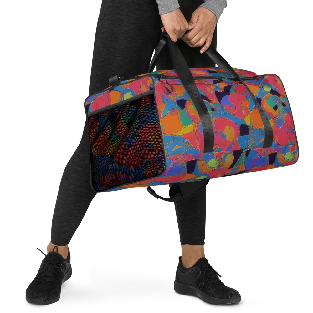 Mosaic Fever on Duffle Bag — Right Front