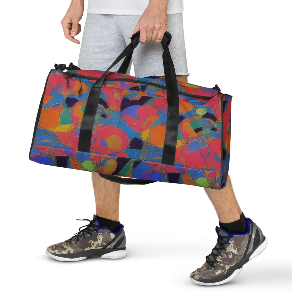Mosaic Fever on Duffle Bag — Front