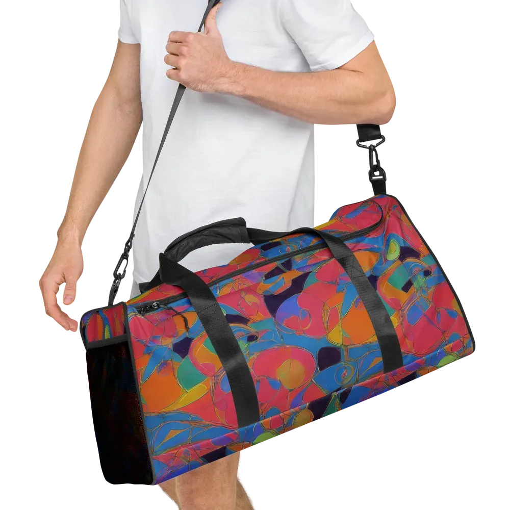 Mosaic Fever on Duffle Bag — Right Front