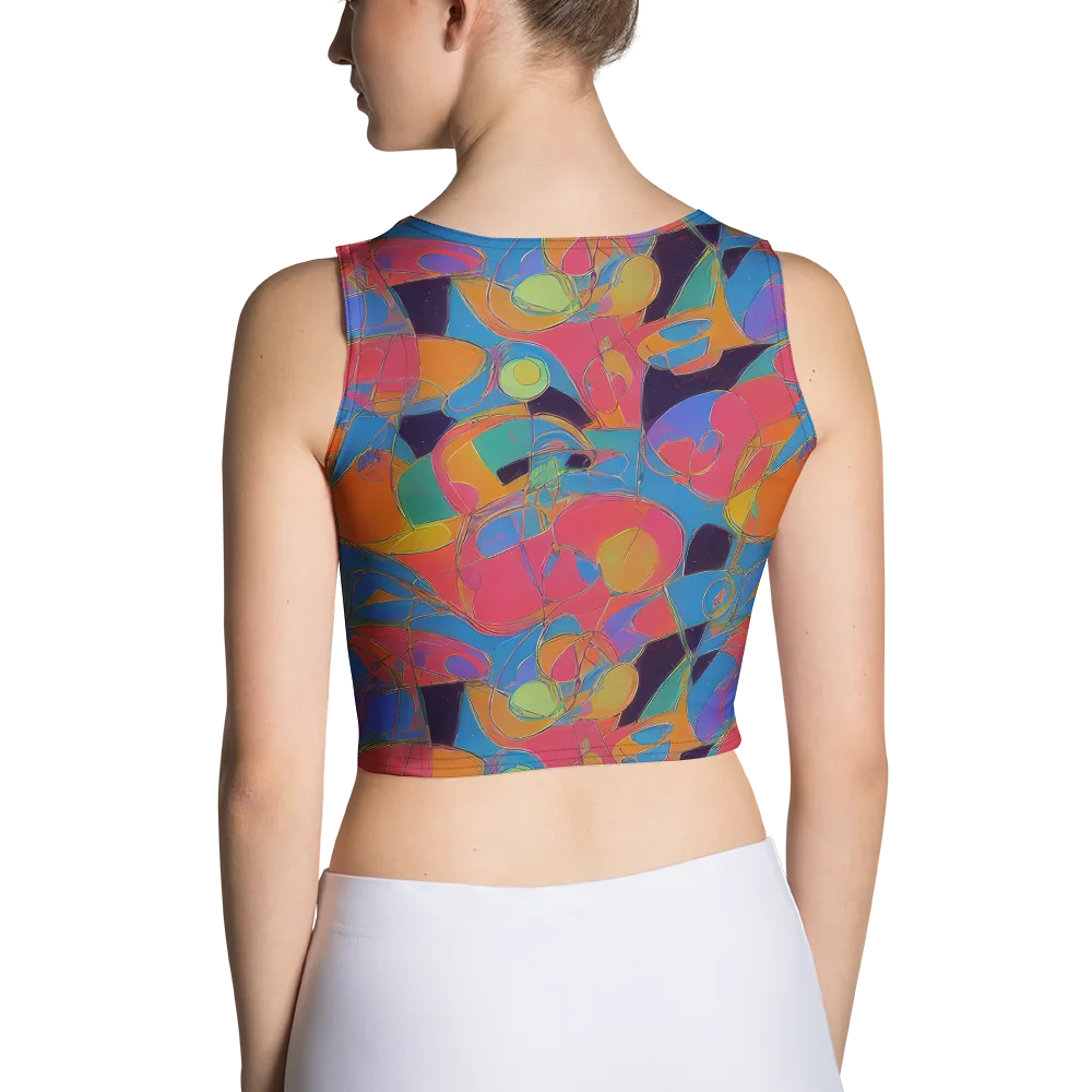 Mosaic Fever on Crop Top — Back