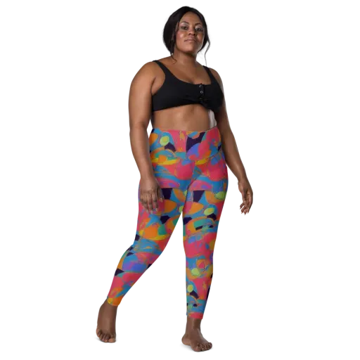 Mosaic Fever on a Leggings with Pockets