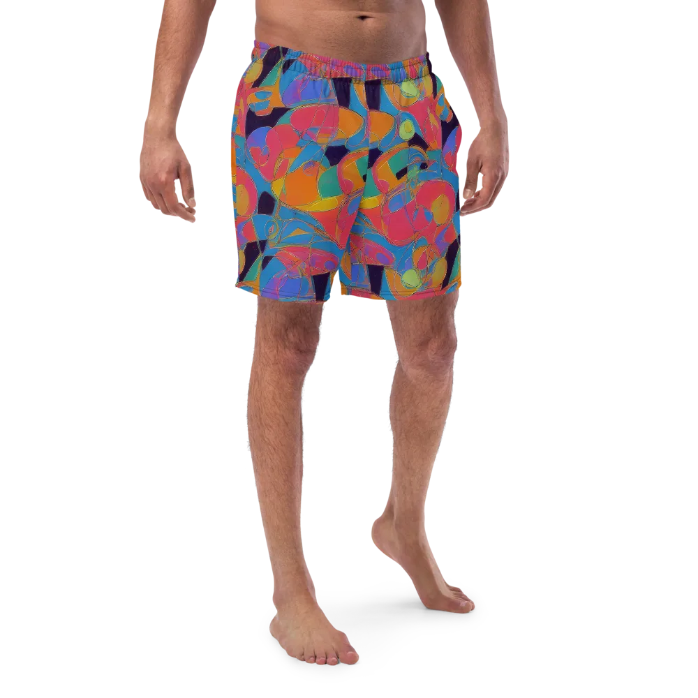 Mosaic Fever on Swim Trunks — Front