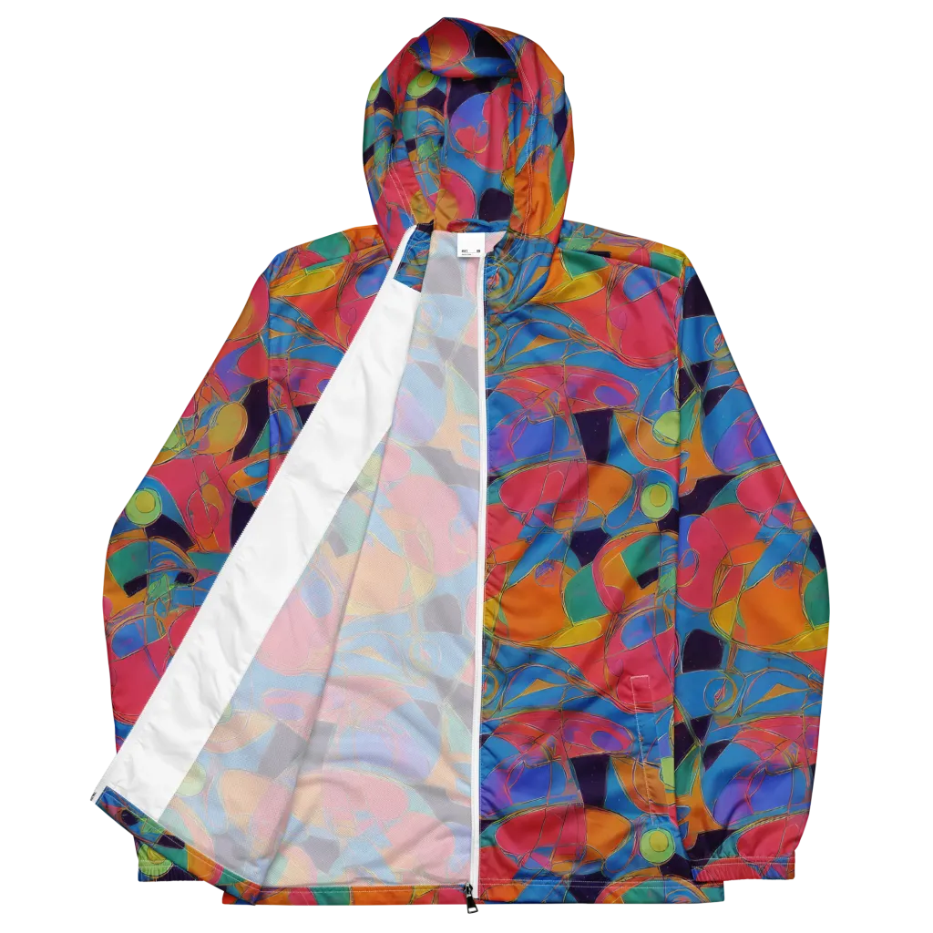Mosaic Fever on Men's Windbreaker — Front