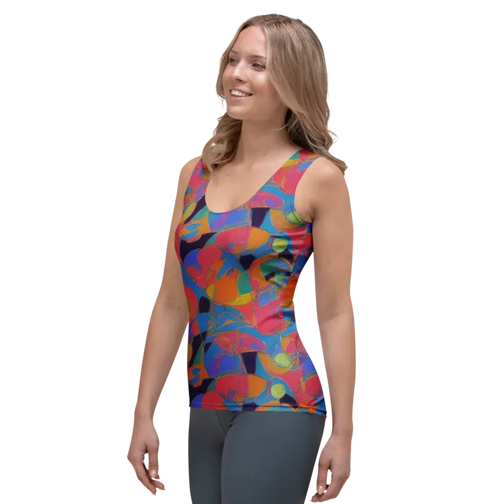 Mosaic Fever on Women's Tank Top — Left Front