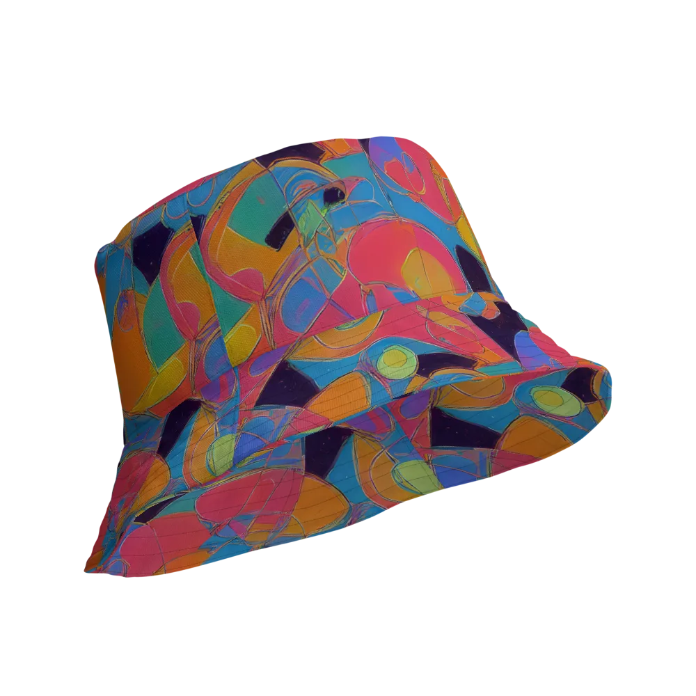 Mosaic Fever on Reversible Bucket Hat — Product details Outside
