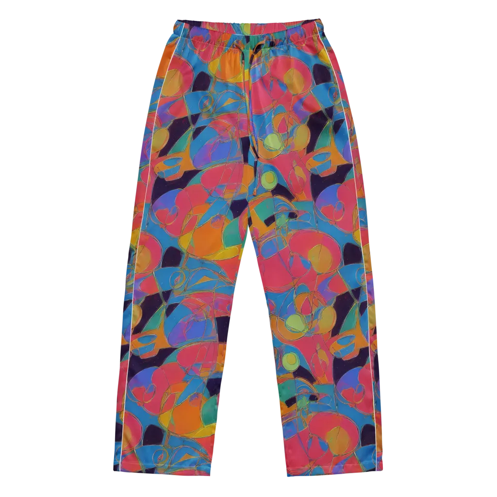 Mosaic Fever on Women's Pajama Pants — Front