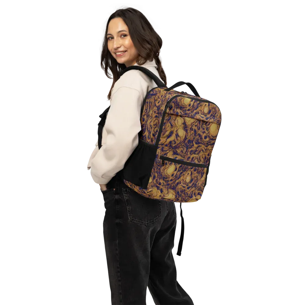Navy Alchemy on Utility Backpack — Back
