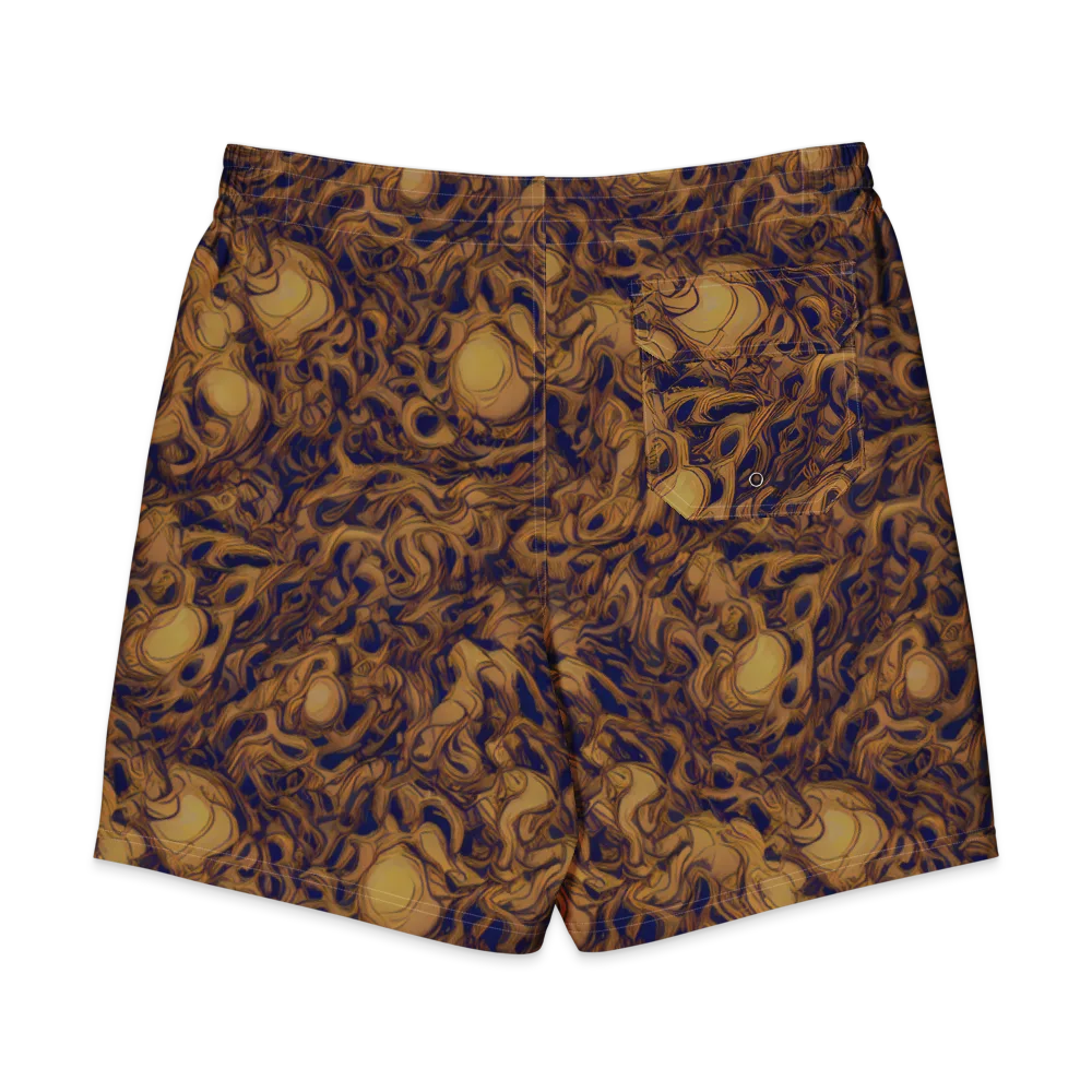 Navy Alchemy on Men's Board Shorts — Back