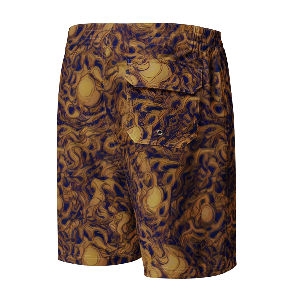 Navy Alchemy on Men's Board Shorts — Back