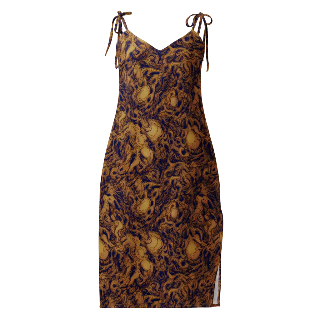 Navy Alchemy on Slip Dress — Front