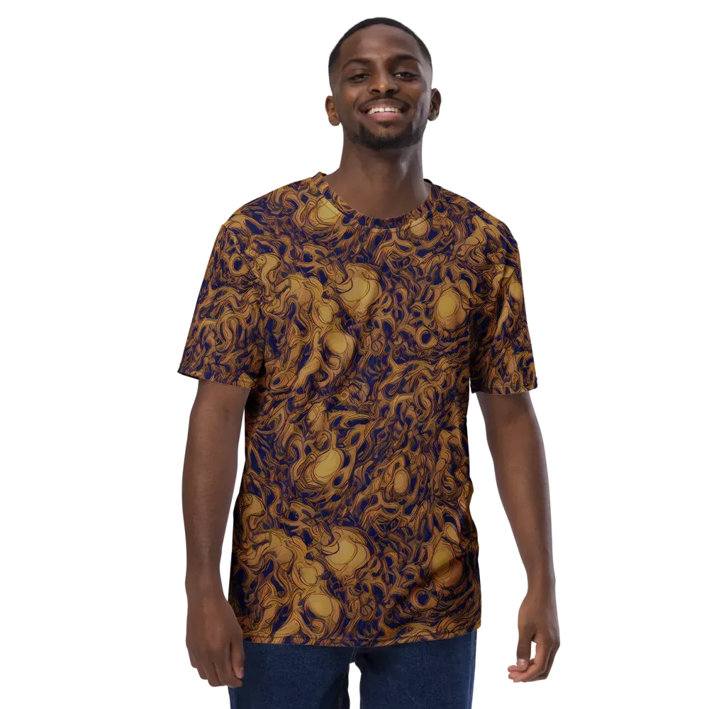 Navy Alchemy on Men's Crew Neck T-Shirt — Front