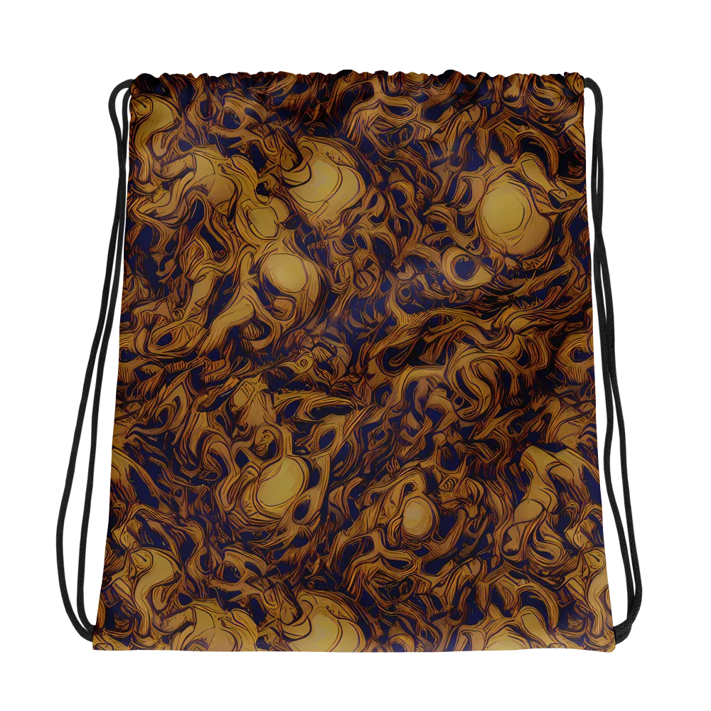 Navy Alchemy on Drawstring Bag — Photo