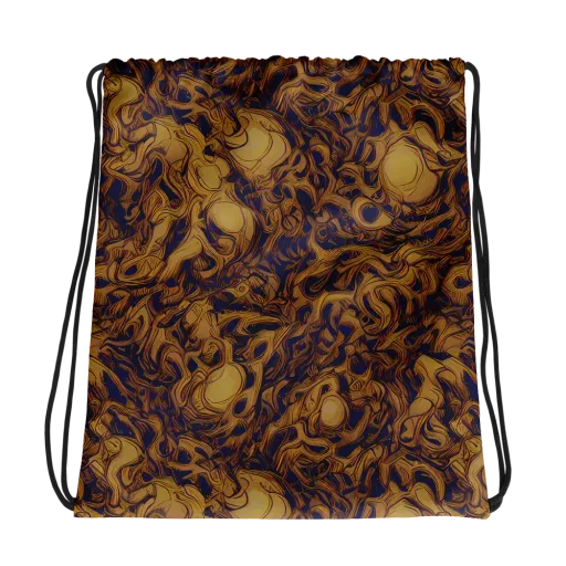 Navy Alchemy on a Drawstring Bag