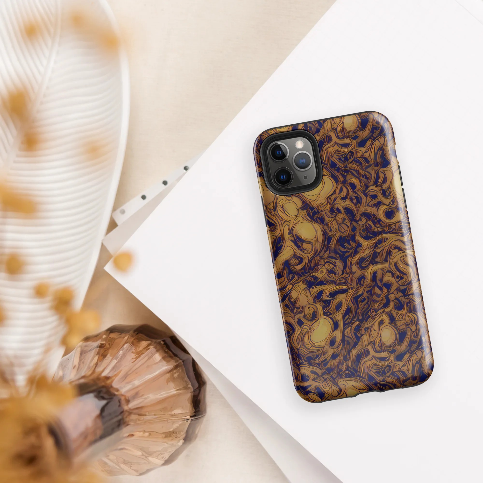 Navy Alchemy on Tough Case for iPhone® — Front