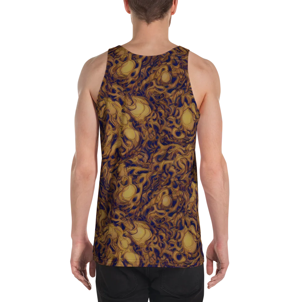 Navy Alchemy on Men's Tank Top — Back