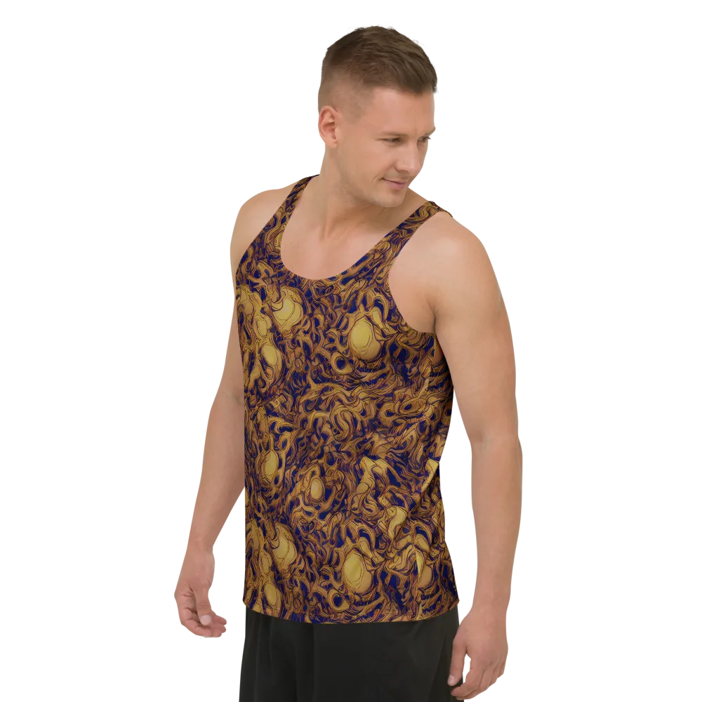 Navy Alchemy on Men's Tank Top — Left Front