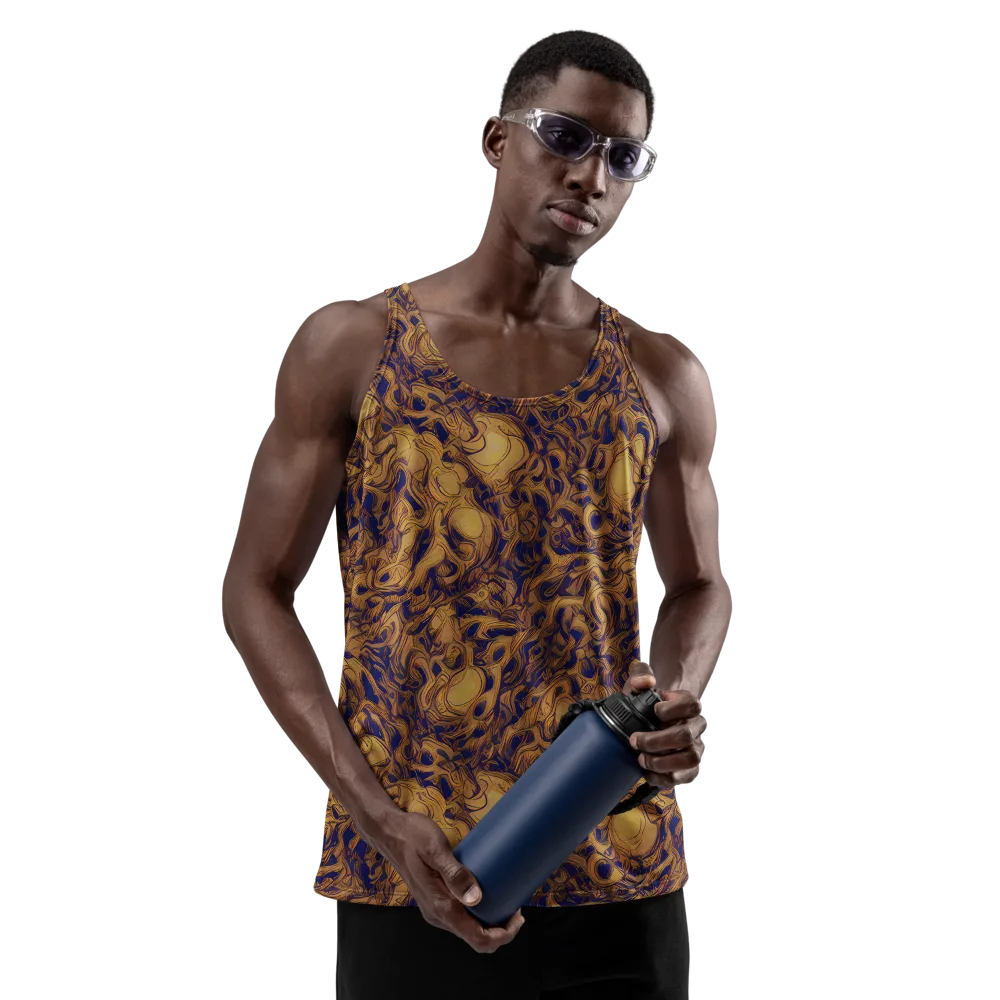 Navy Alchemy on Men's Tank Top — Front