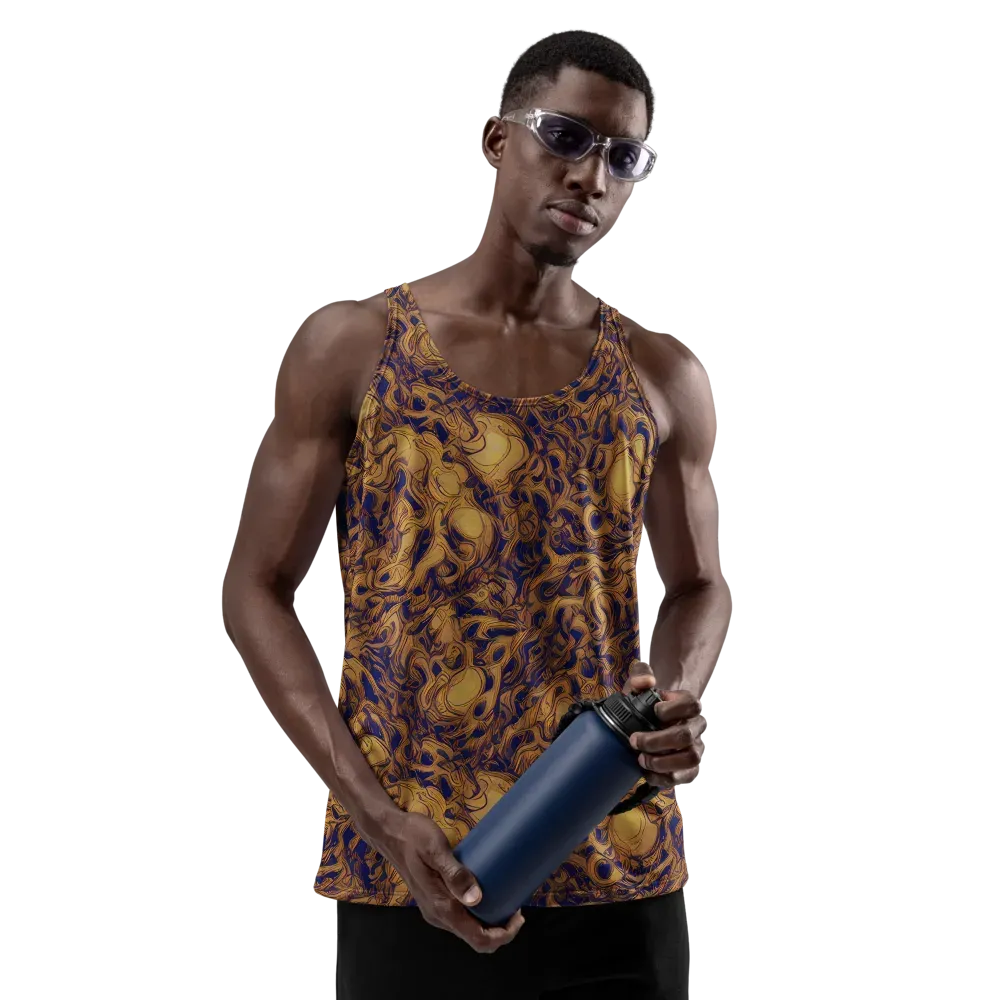Navy Alchemy on Men's Tank Top — Front
