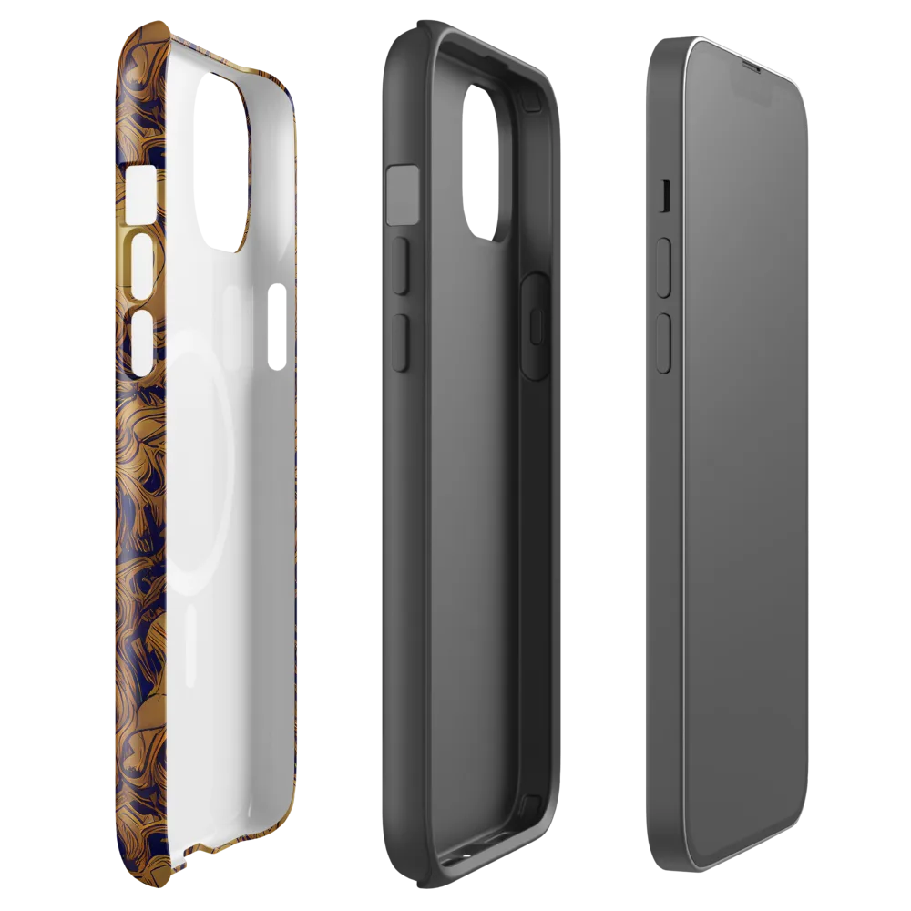 Navy Alchemy on MagSafe Tough Case for iPhone® — Front