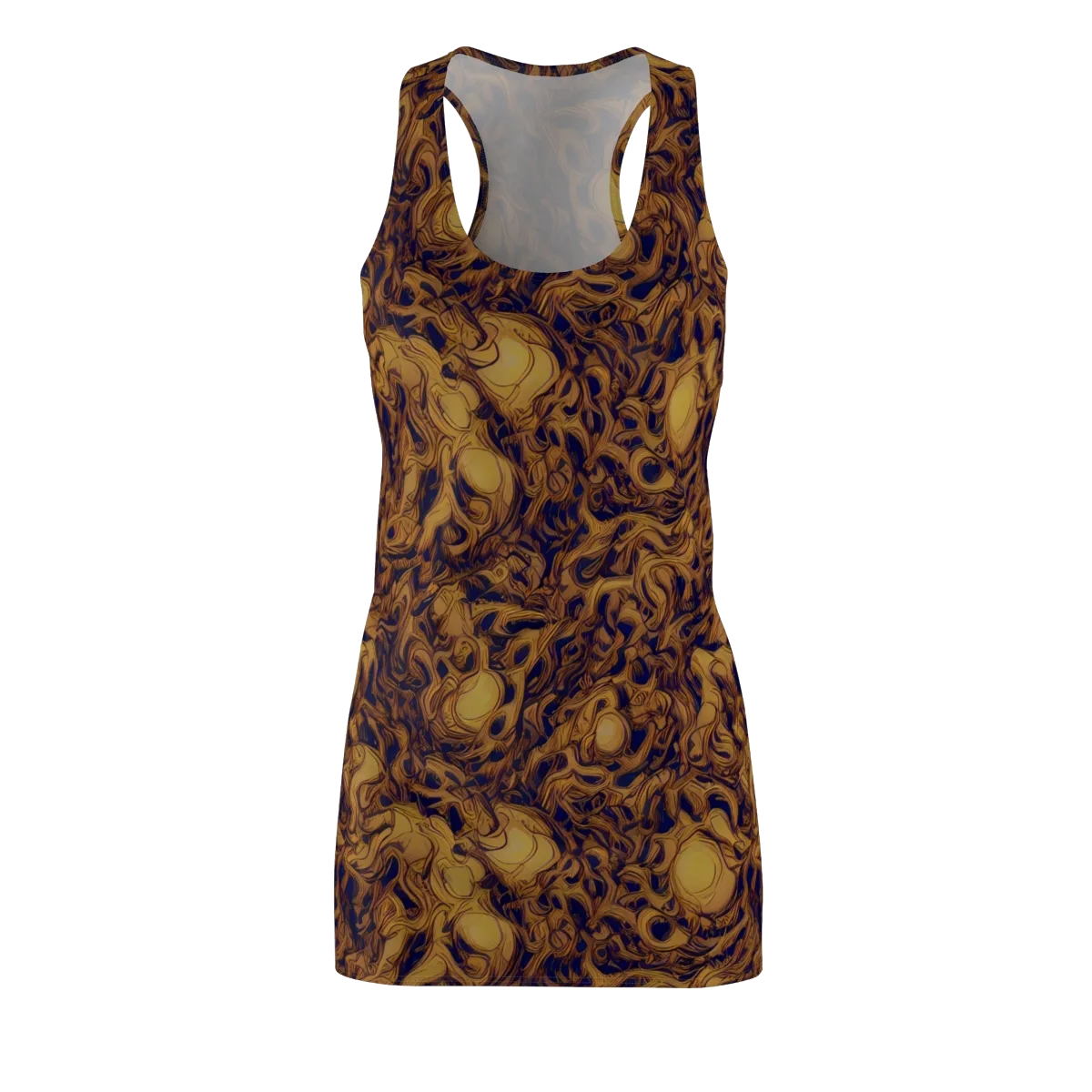 Navy Alchemy on Racerback Dress — Front