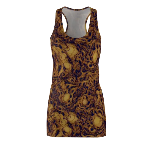 Navy Alchemy on a Racerback Dress