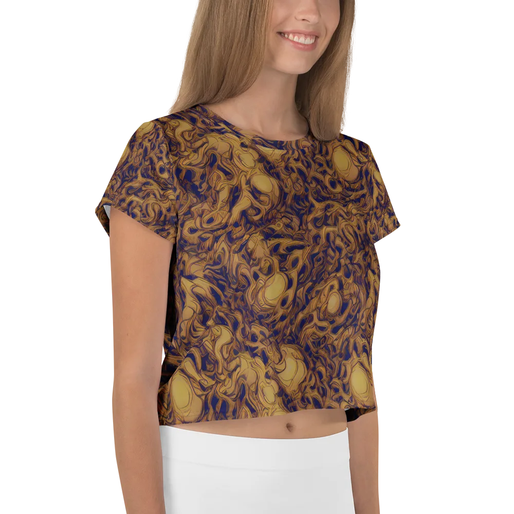 Navy Alchemy on Crop Tee — Right