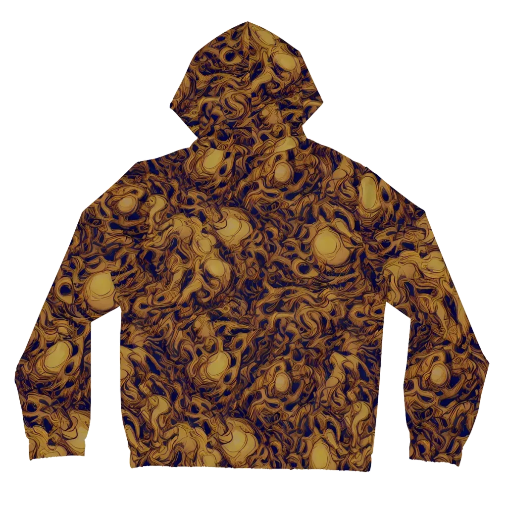 Navy Alchemy on Women's Full-Zip Hoodie — Back