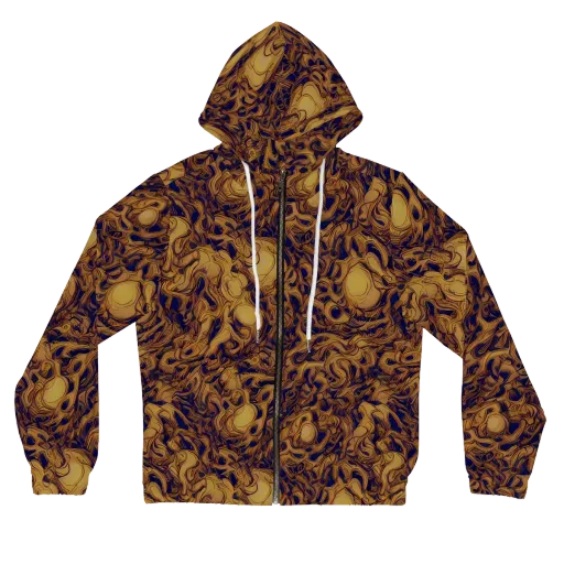 Navy Alchemy on a Women's Full-Zip Hoodie