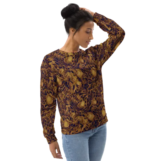 Navy Alchemy on a Sweatshirt
