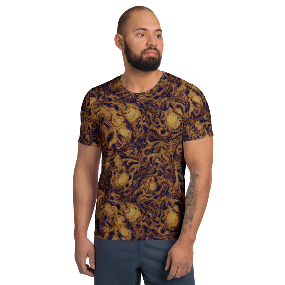 Navy Alchemy on Men's Athletic T-Shirt — Front
