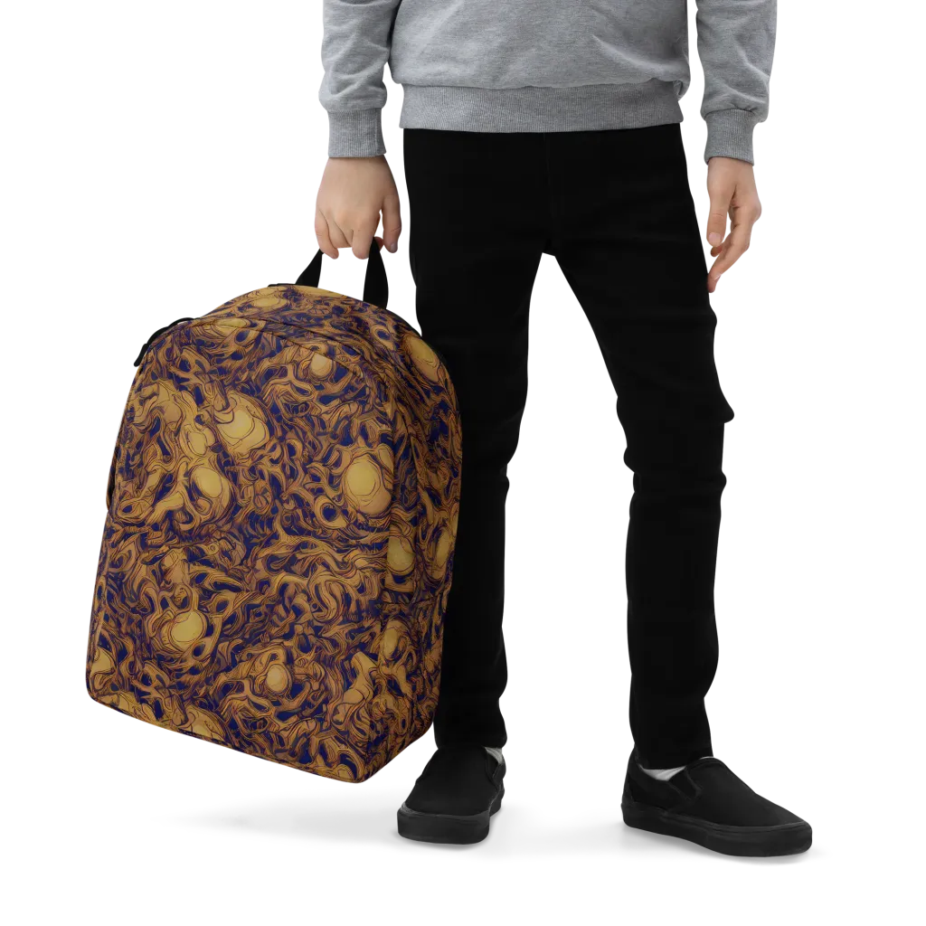 Navy Alchemy on Minimalist Backpack — Zoomed-in
