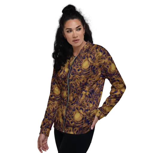 Navy Alchemy on a Bomber Jacket