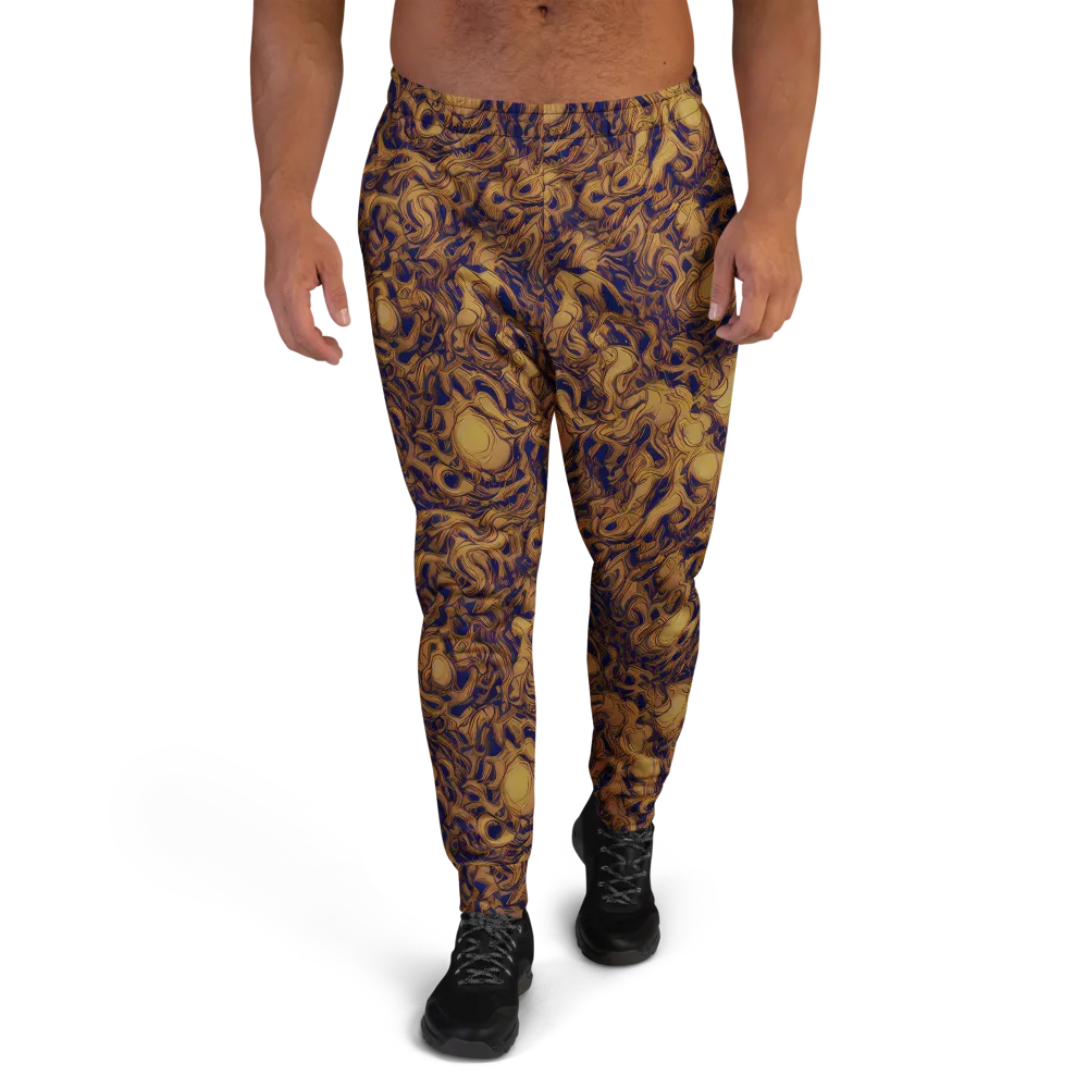 Navy Alchemy on Men's Joggers — Front